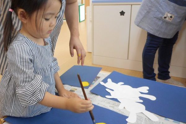 お月見の製作をしました