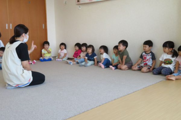 避難訓練をしました