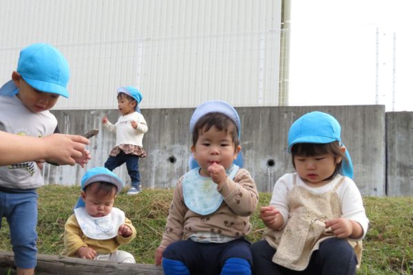 お散歩に行ったよ！