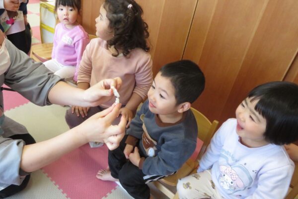 もちつき会したよ