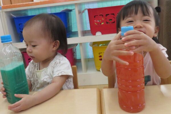 水あそび楽しいな♪